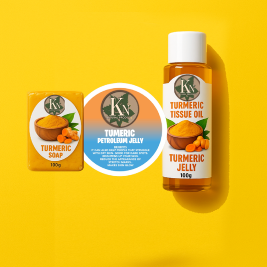 Tumeric Soap + Tissue Oil + Vaseline