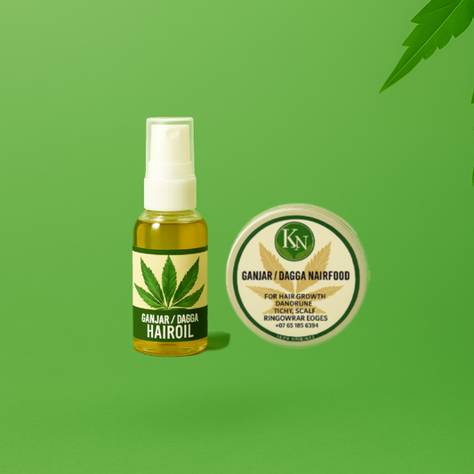 Ganja Hair Oil + Hair Food Combo